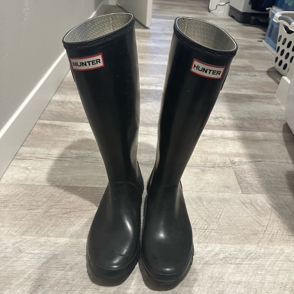 Hunter Shoes Hunter Womens Huntress Wide Leg Rain Boots Poshmark